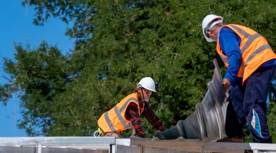 Professional metal roof installation in Derby, OH